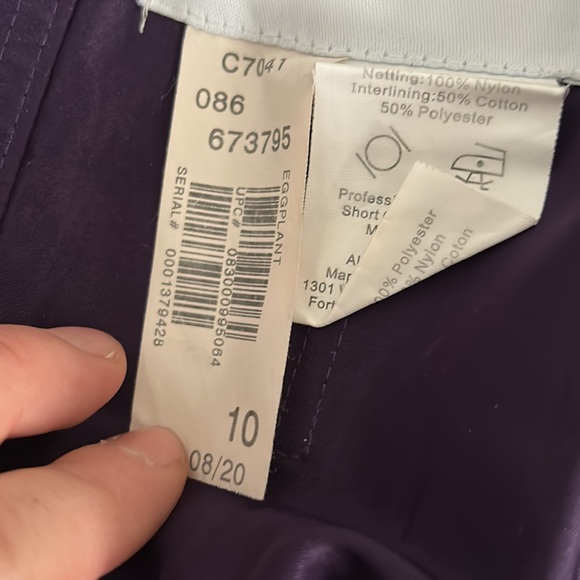 Alfred Angelo purple formal dress - Picture 8 of 8